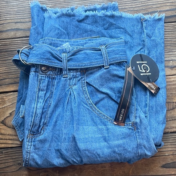 one 5 one Denim - Blue Wide Leg Jeans